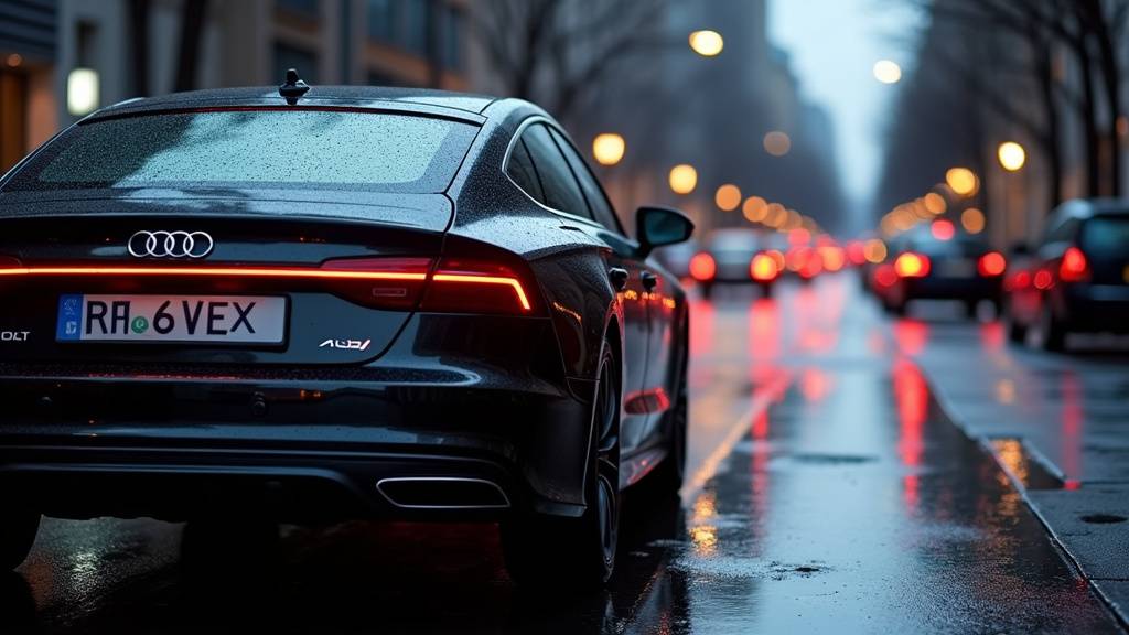 Audi A7 Sportback 55 TFSI de 2020 stationnée