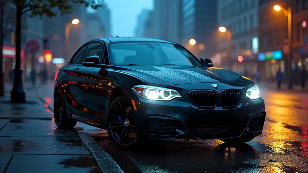 BMW 135i 2013 sur route sinueuse