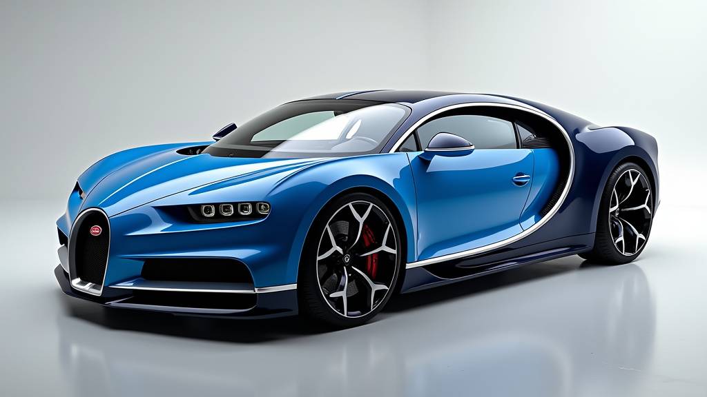 Bugatti Chiron en action sur circuit
