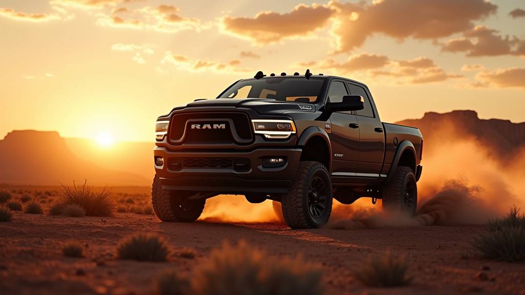 Dodge Ram TRX version performante sur terrain accidenté