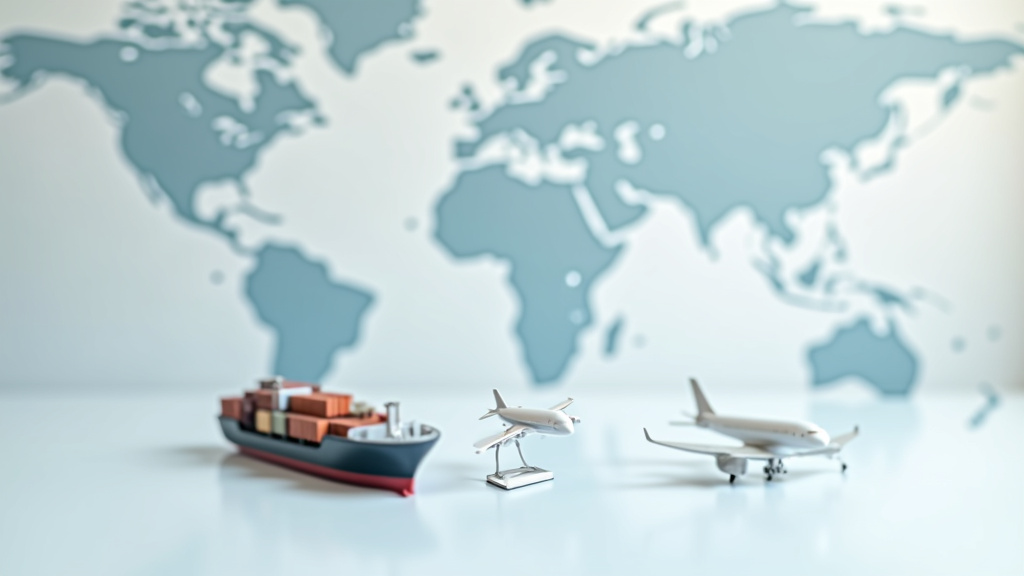 Carte du monde avec des flèches symbolisant les flux commerciaux d'importation