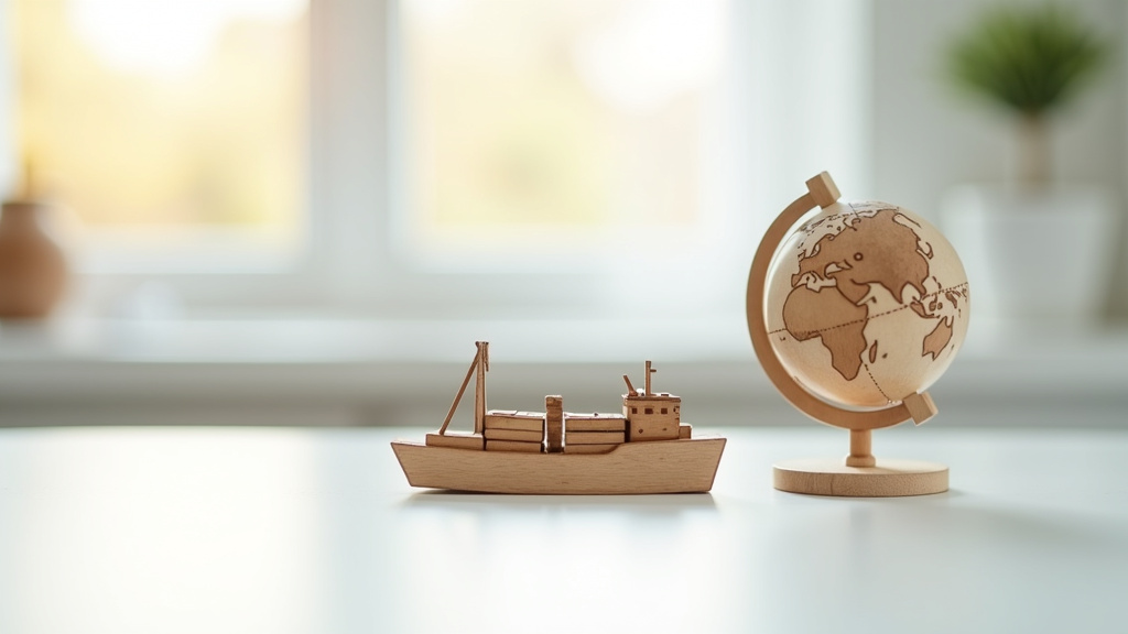 Conteneurs de fret sur un quai, symbolisant l'importation