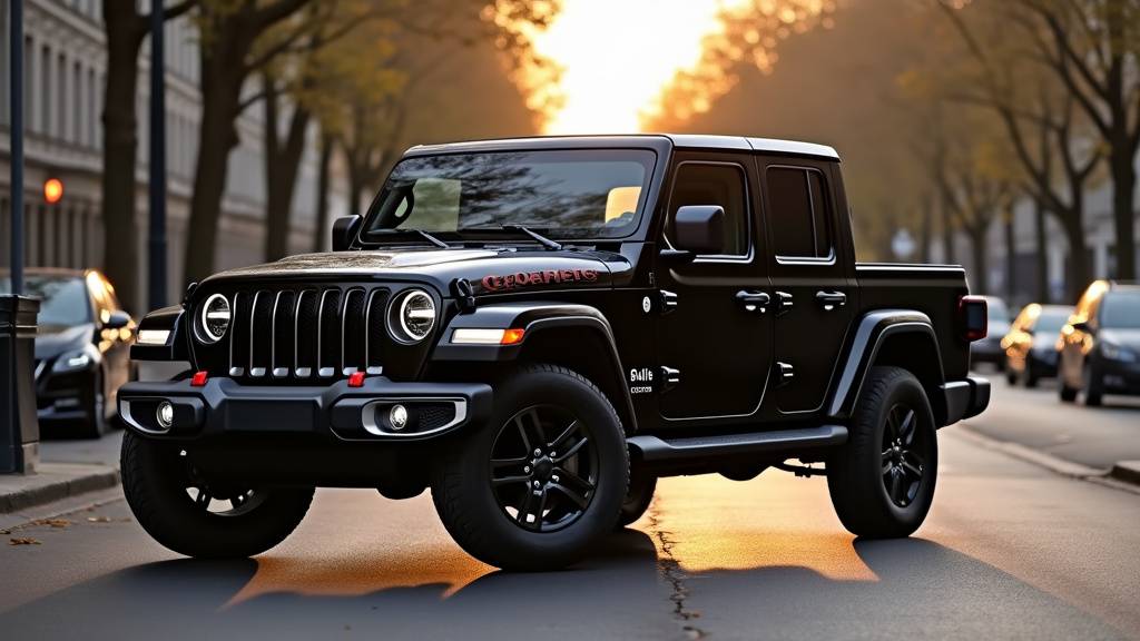 Intérieur luxueux du Jeep Gladiator
