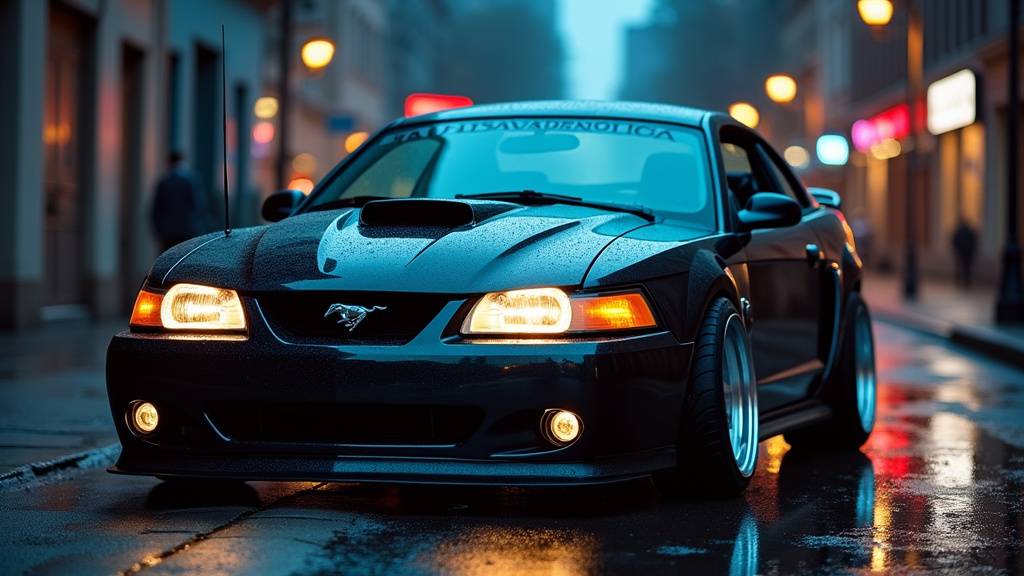 Ford Mustang Saleen sur un circuit