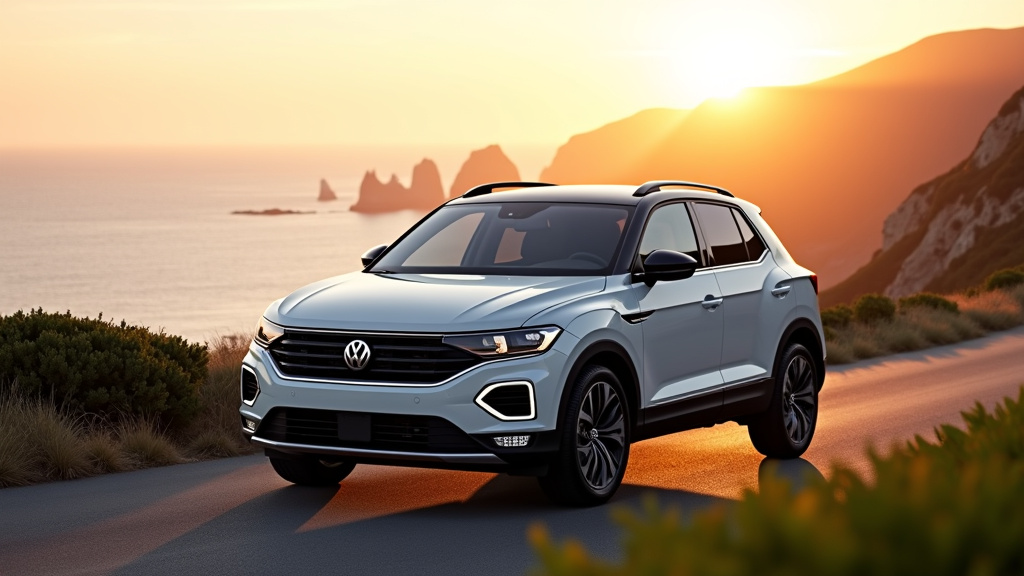 Intérieur moderne du Volkswagen T-Roc avec écran tactile