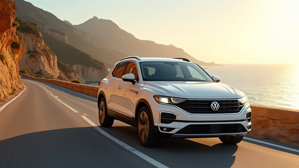 Volkswagen T-Roc en 2026 sur route sinueuse