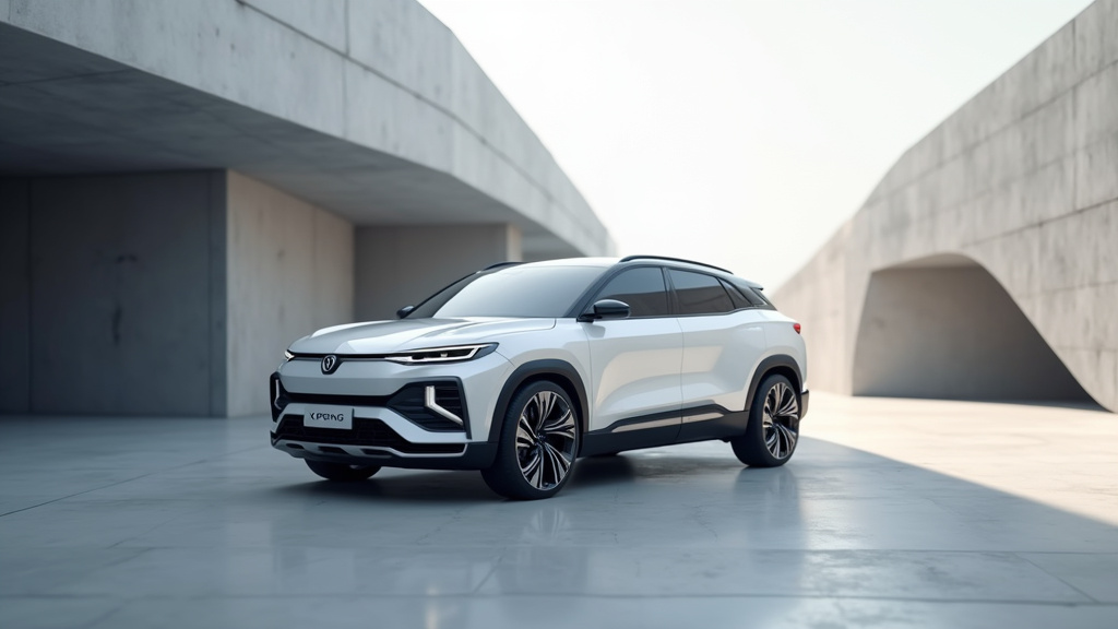 Coffre du XPENG G9 avec espace de rangement modulable